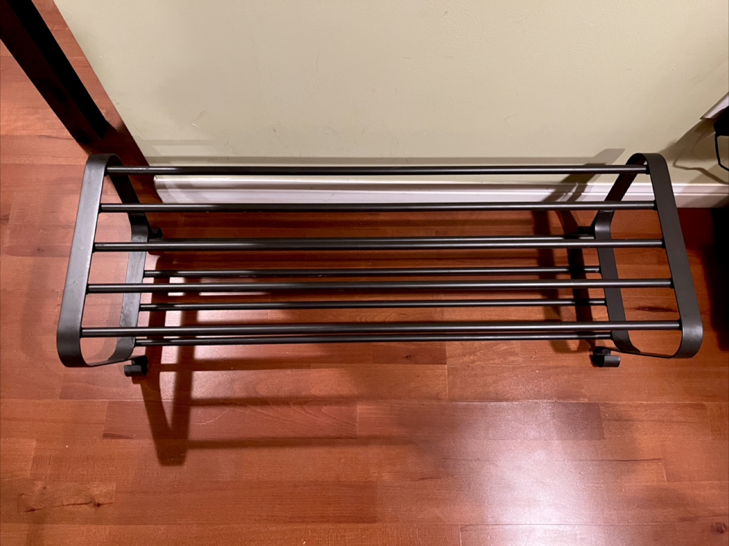 Black Metal Shoe Rack