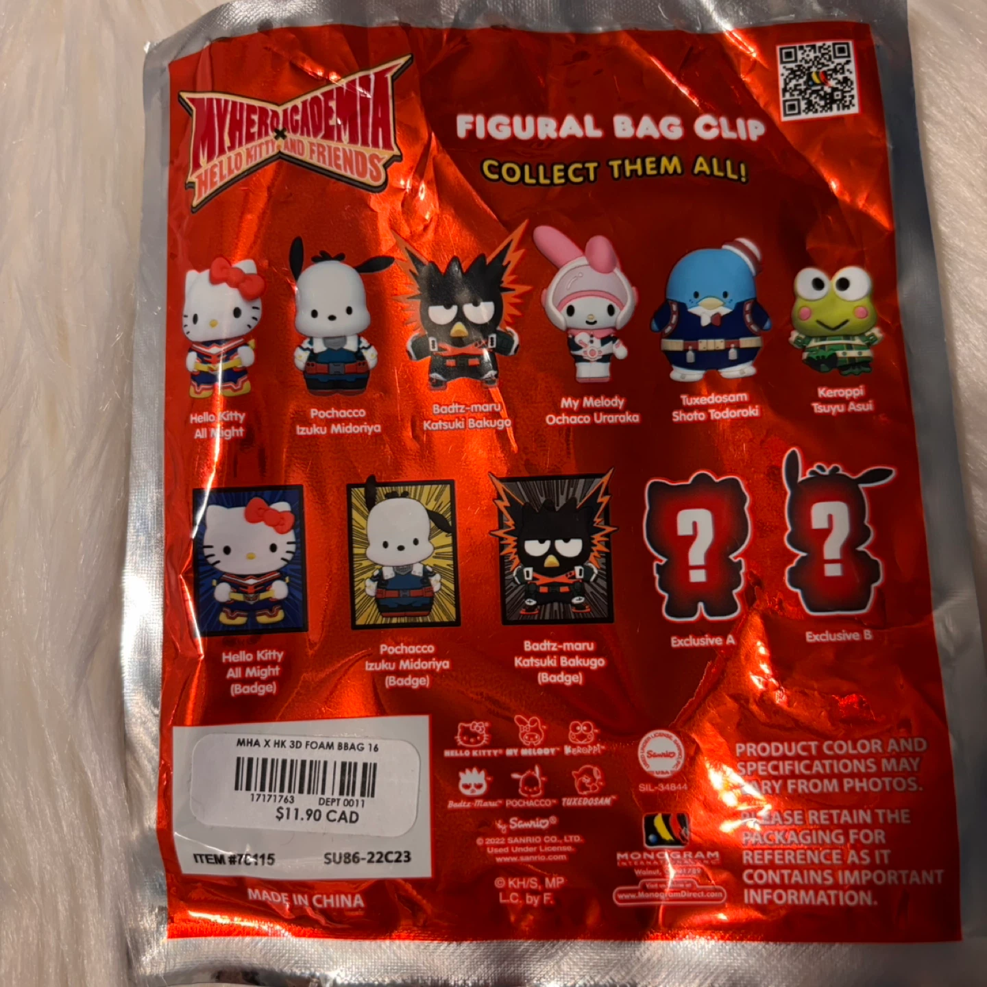 My Hero Academia Pochacco Bag Clip - photo 3
