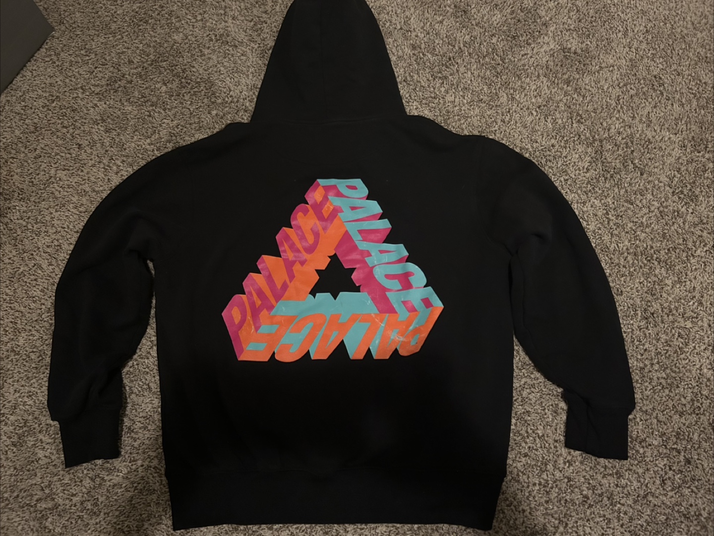 Palace Black Hoodie - Size L - photo 2