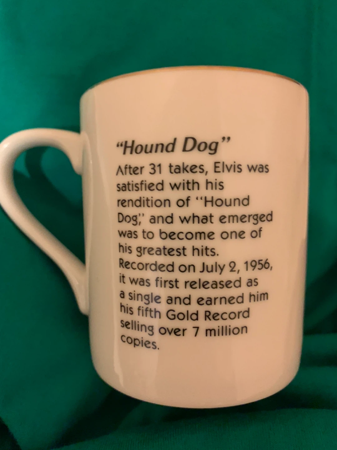 Elvis Presley Hound Dog Mug
