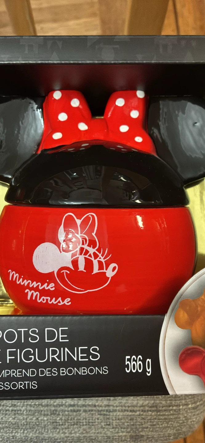 New Disney Mickey & Minnie Ceramic Figural Treat Jars - photo 2