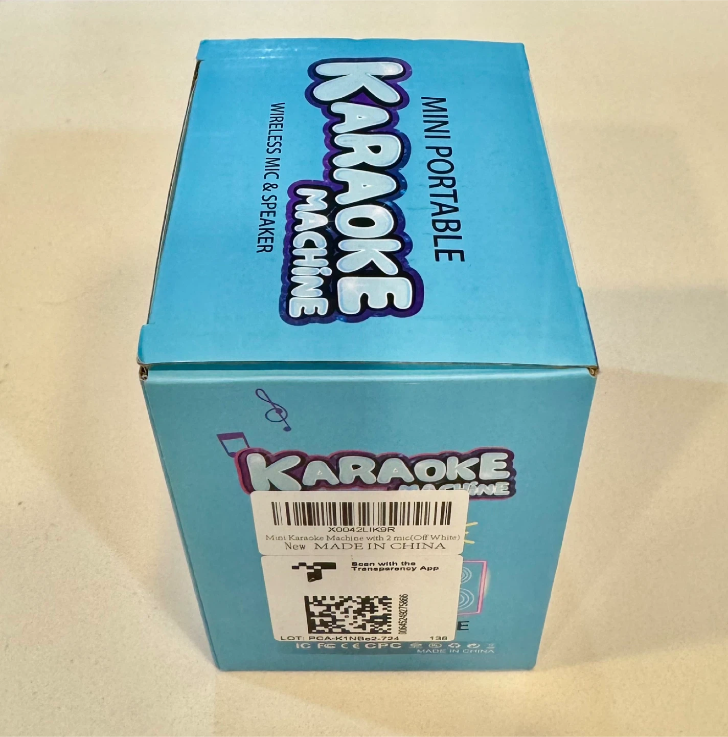 Mini Portable Karaoke Machine_Beige and Gold_NWT - photo 4
