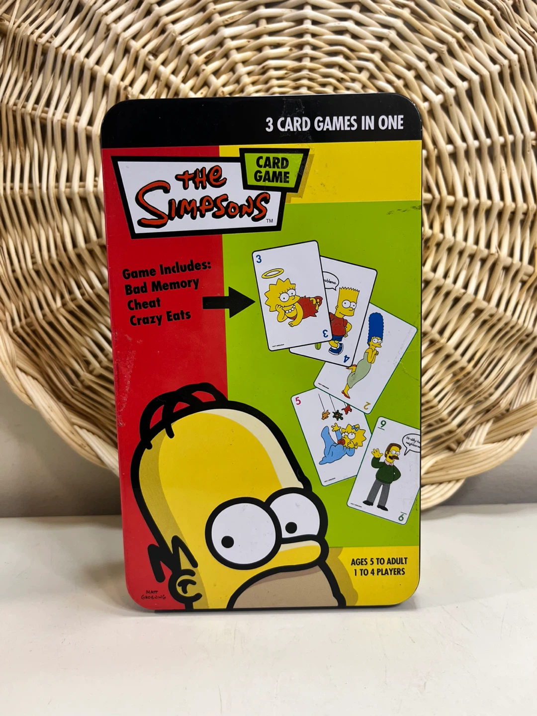 The Simpsons 3 Card Games in One