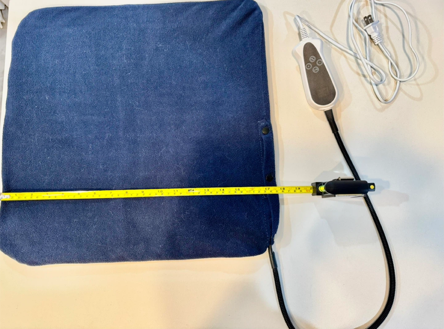 Electric Heating Pad_17x17 in_Blue - photo 3
