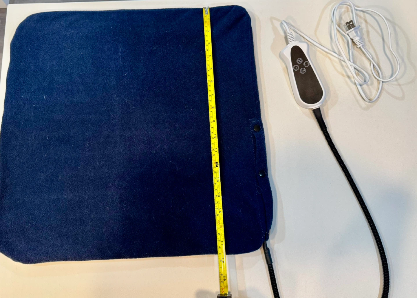Electric Heating Pad_17x17 in_Blue - photo 4