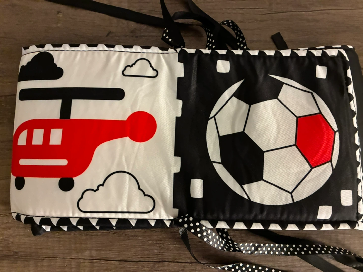 Black & White Baby Cloth Book