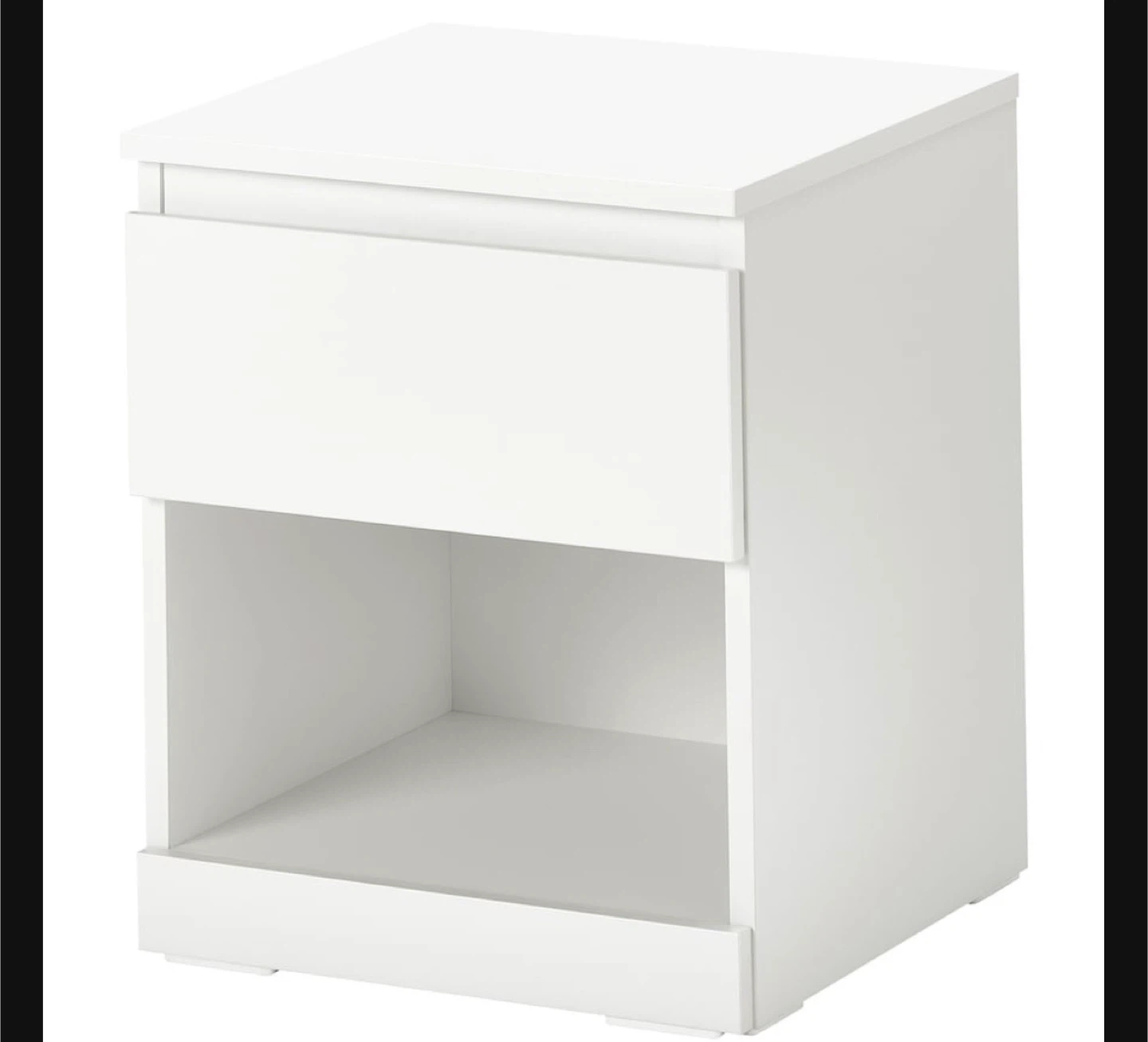 IKEA bedside table, white