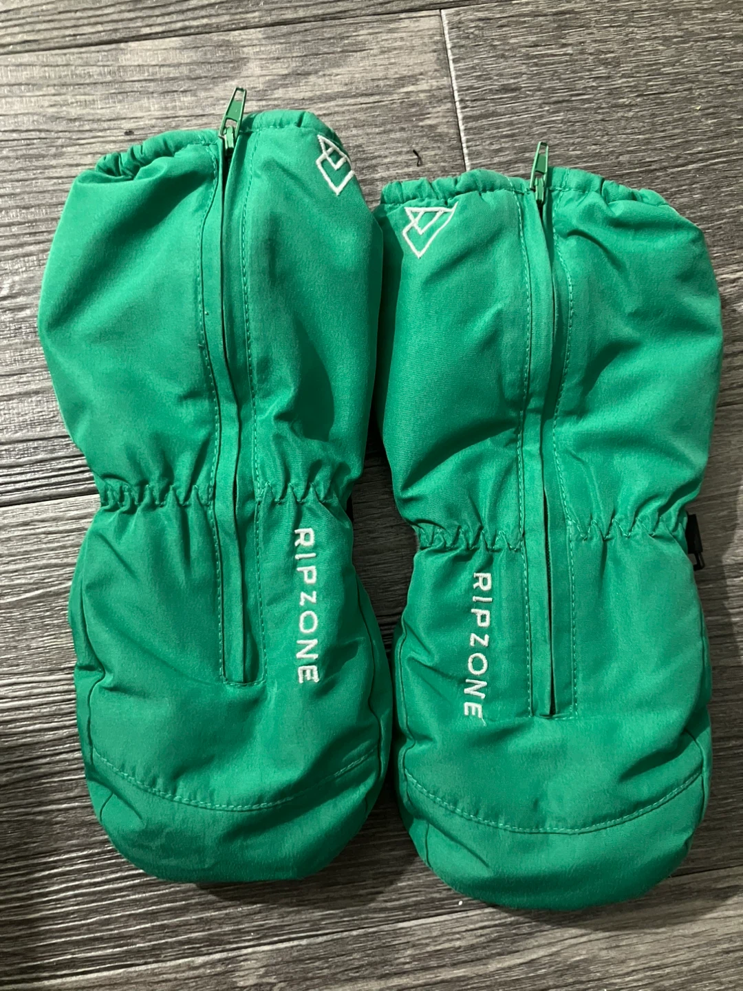 Ripzone Green Mittens - Size Large