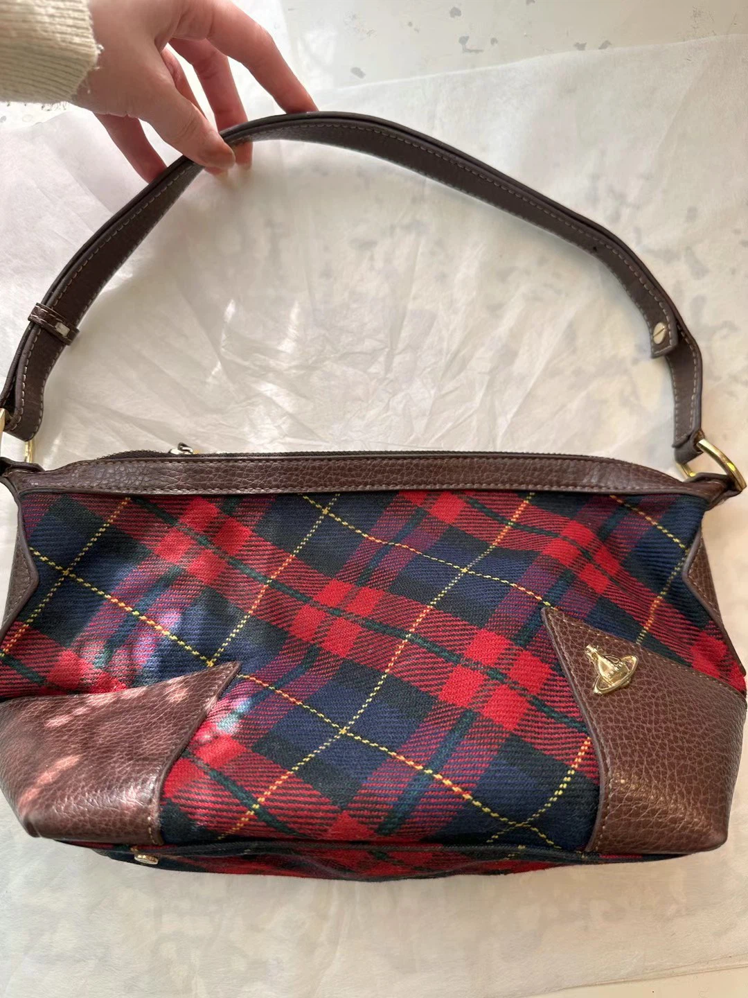 Vivienne Westwood Tartan Shoulder Bag - photo 2