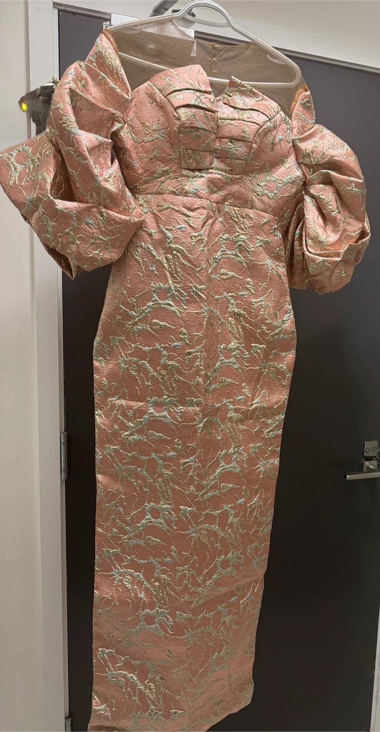 Peach Floral Dress - photo 2