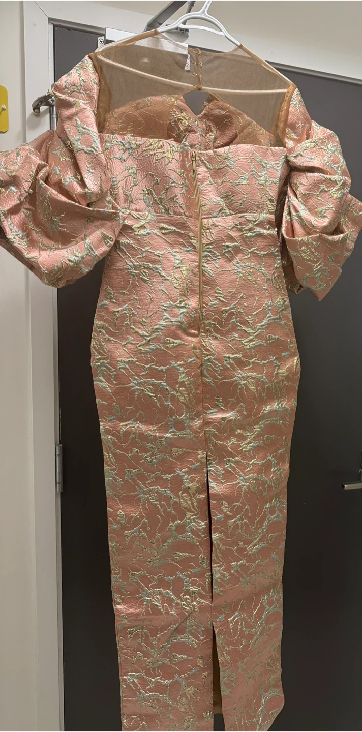 Peach Floral Dress - photo 3