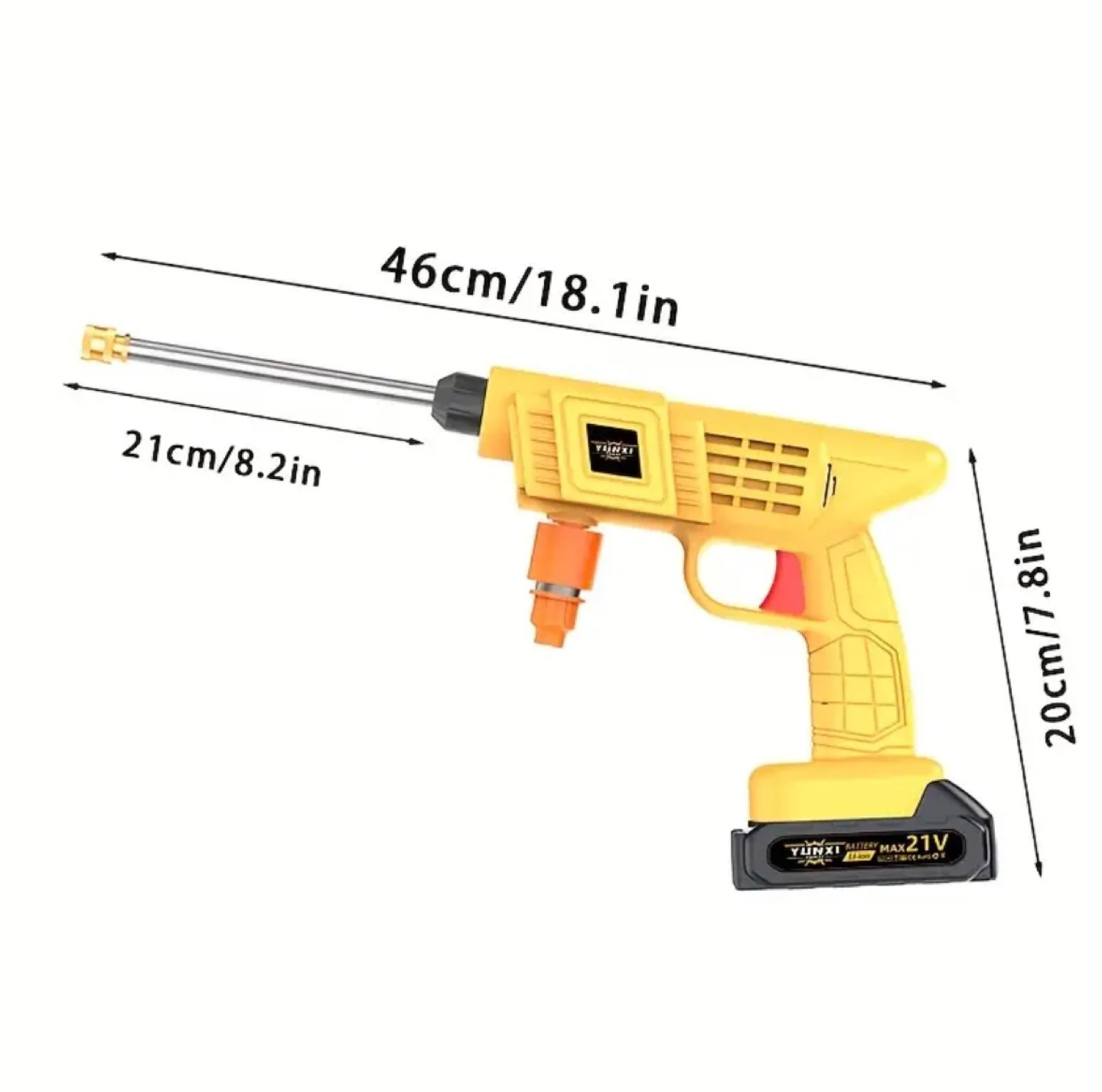 Yunxi 21V Cordless Power Washer - photo 3