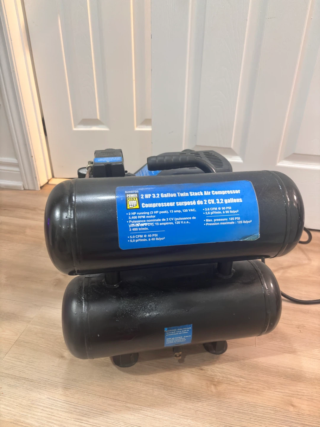 2 HP 3.2 Gallon Air Compressor