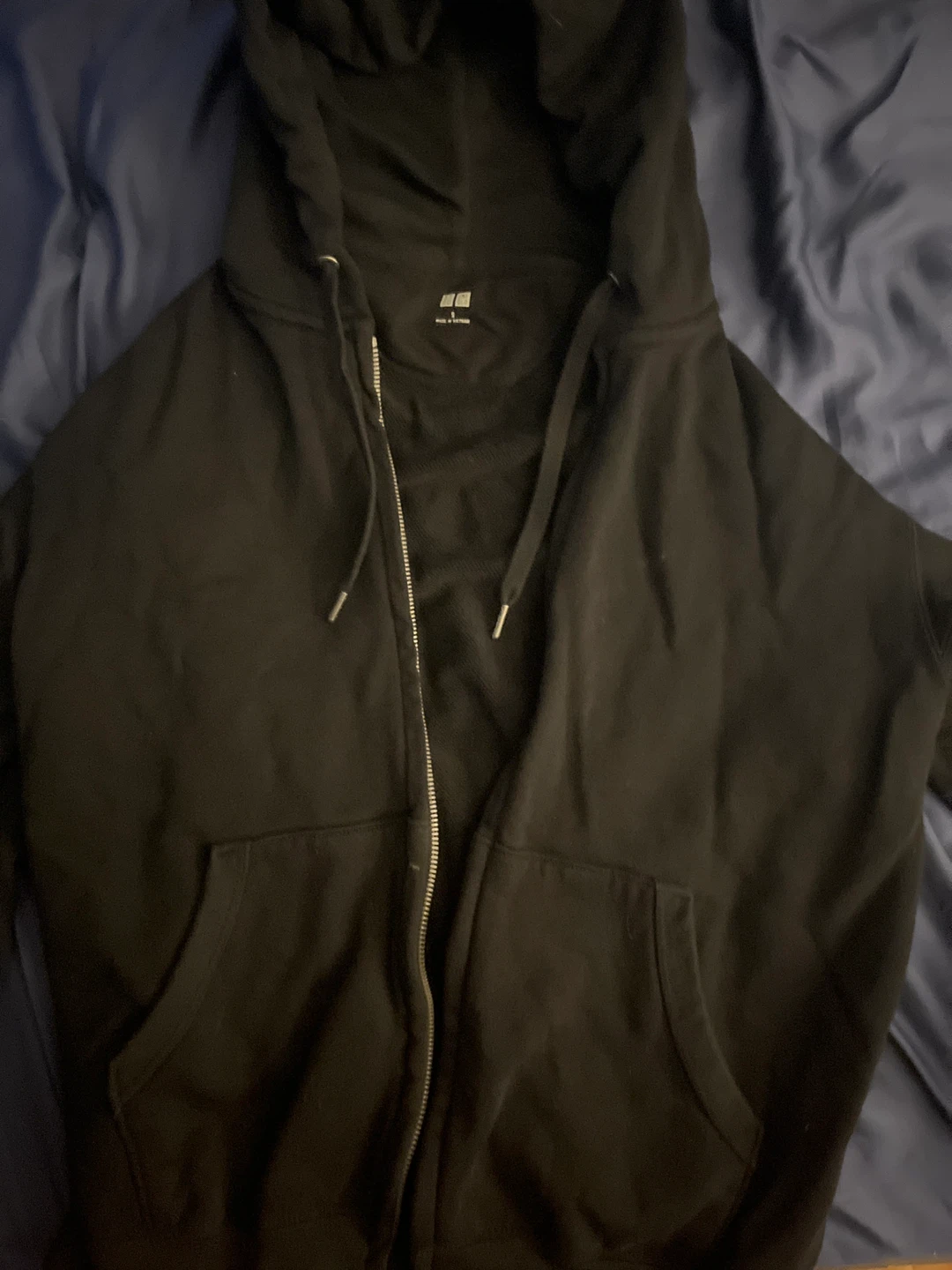 Uniqlo Black Hoodie - Size S