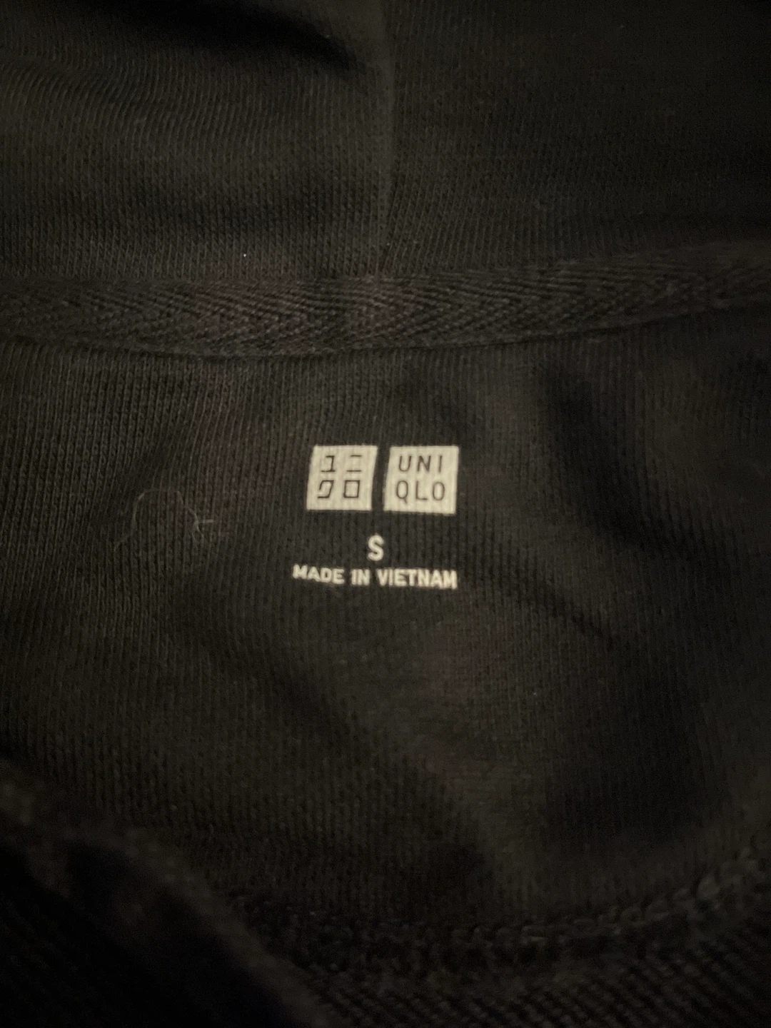 Uniqlo Black Hoodie - Size S - photo 2