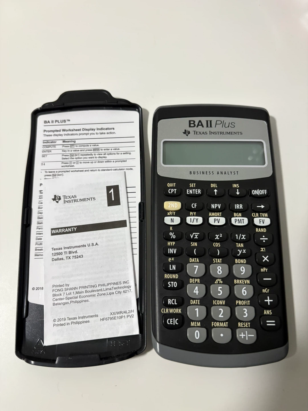 Texas Instruments BA II Plus Financial Calculator - photo 2