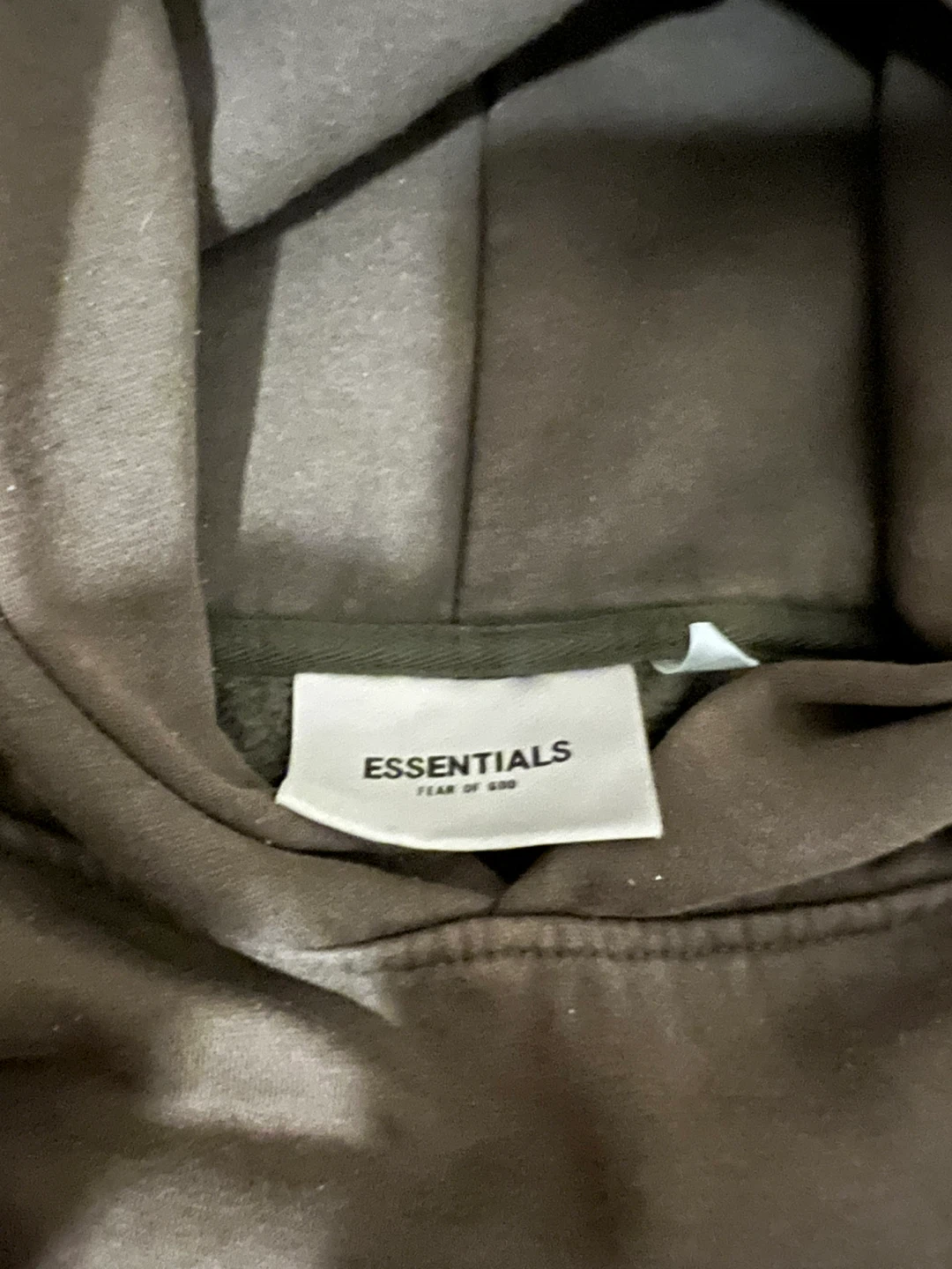 Essentials Fear of God Brown Hoodie - photo 3