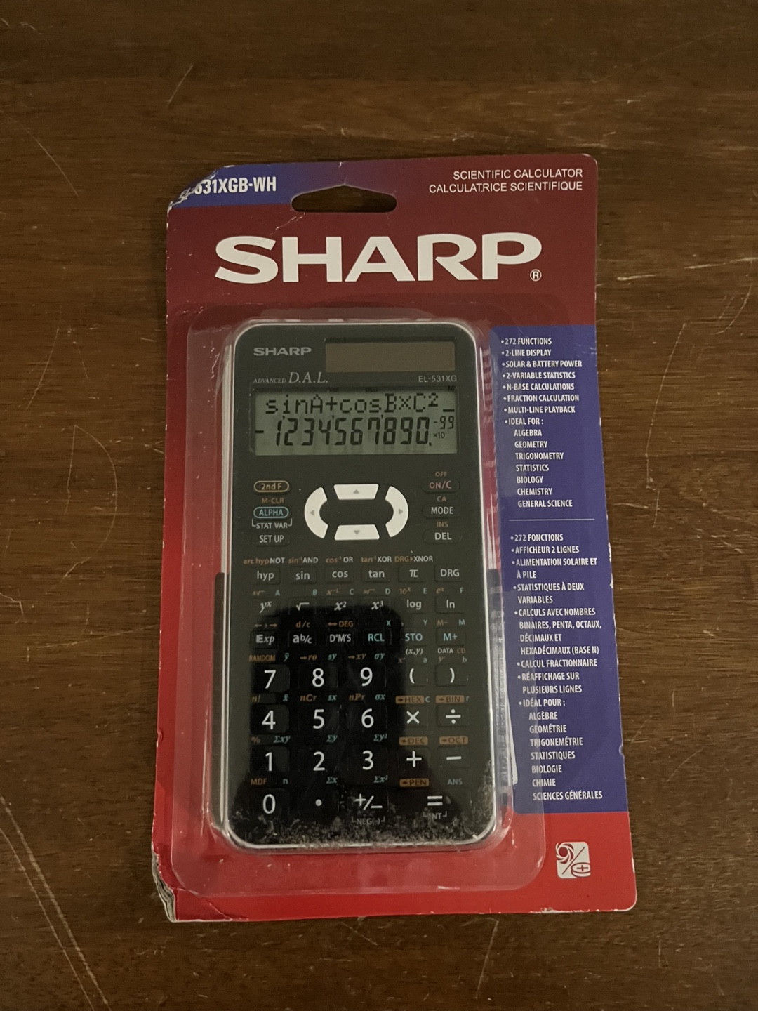Sharp EL-531XGB Scientific Calculator - New in Package!