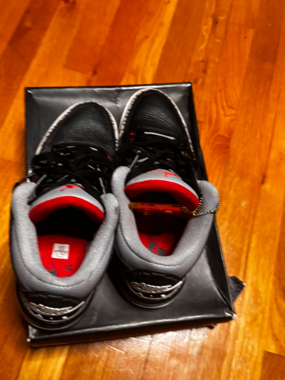 Jordan 3 Retro Black Cement Gold - photo 2