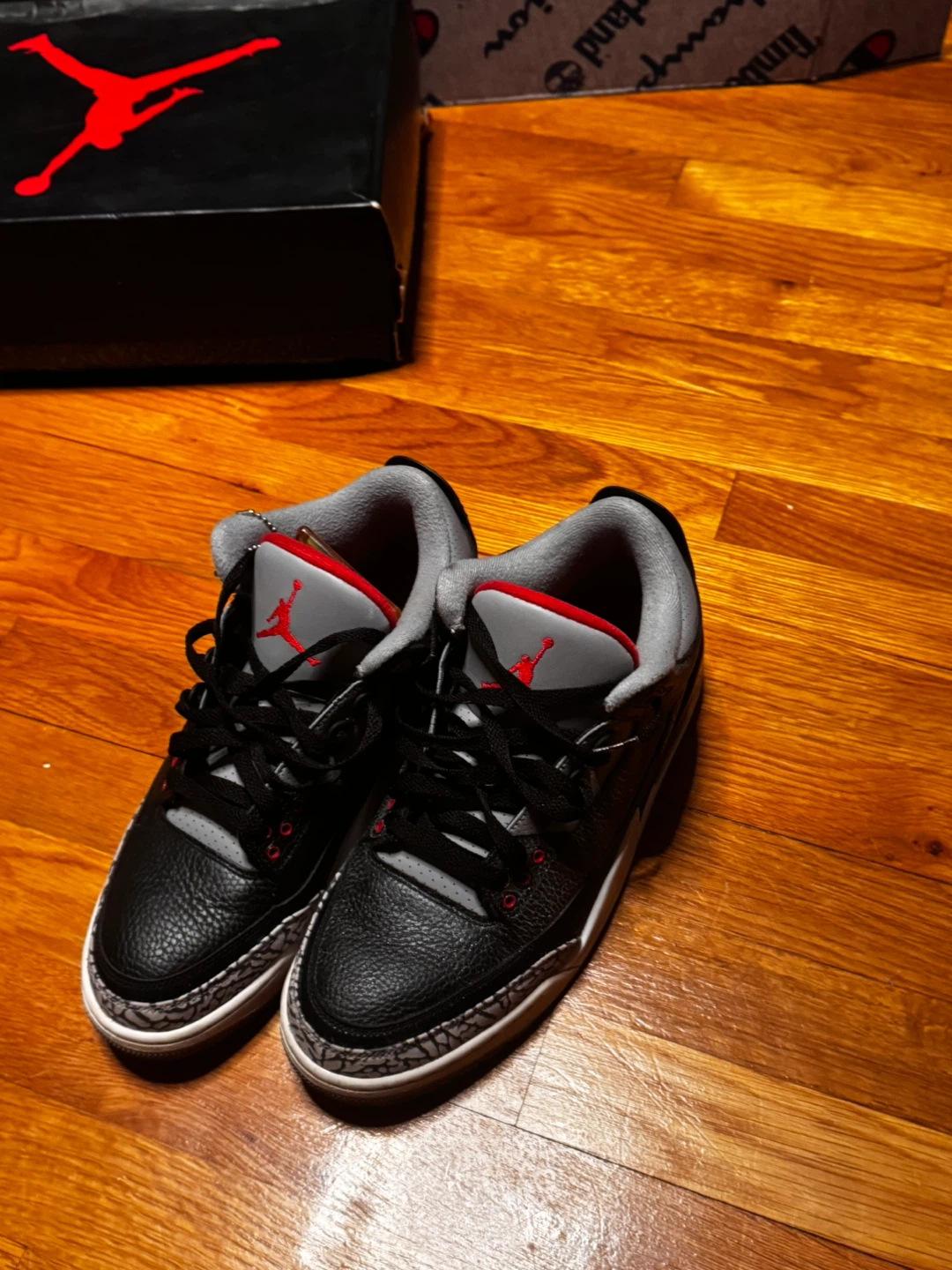 Jordan 3 Retro Black Cement Gold - photo 4