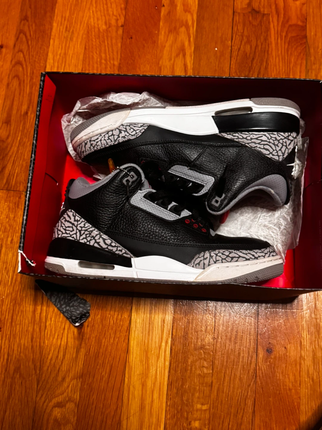 Jordan 3 Retro Black Cement Gold