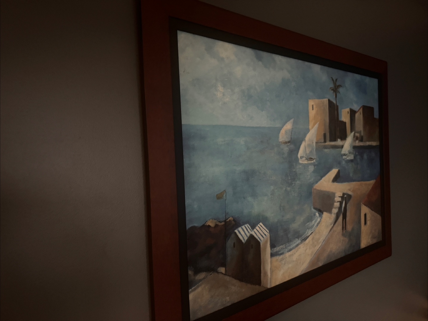 Framed Seascape Painting (due to moving)