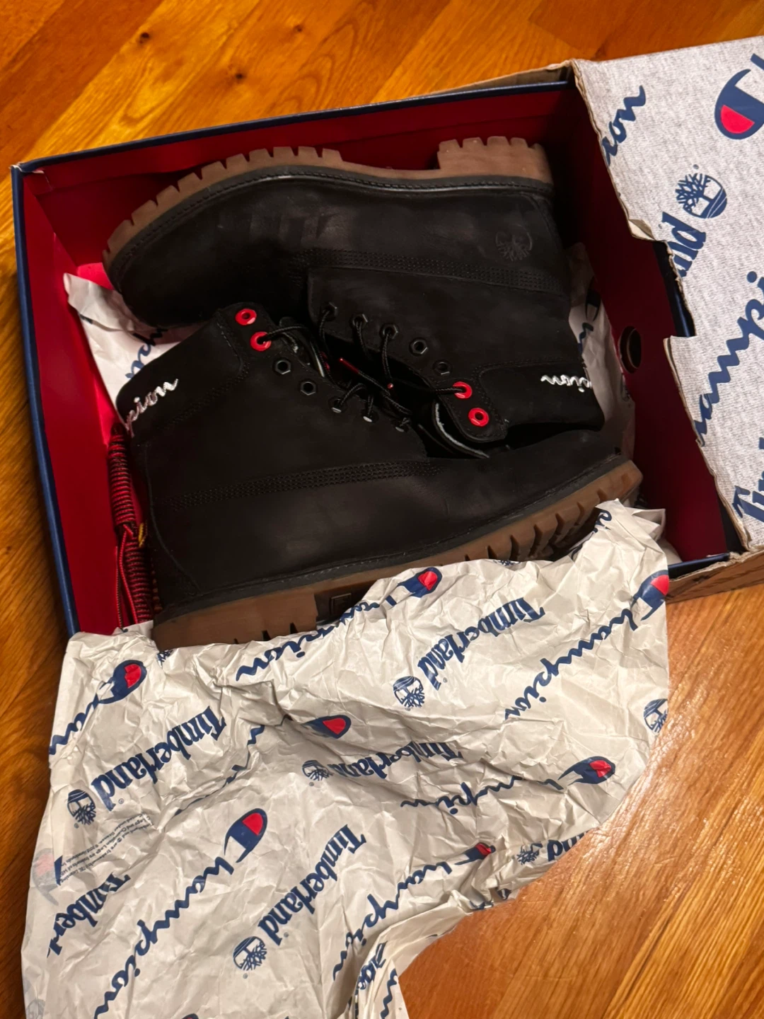 Timberland x Champion Black Boots - photo 4