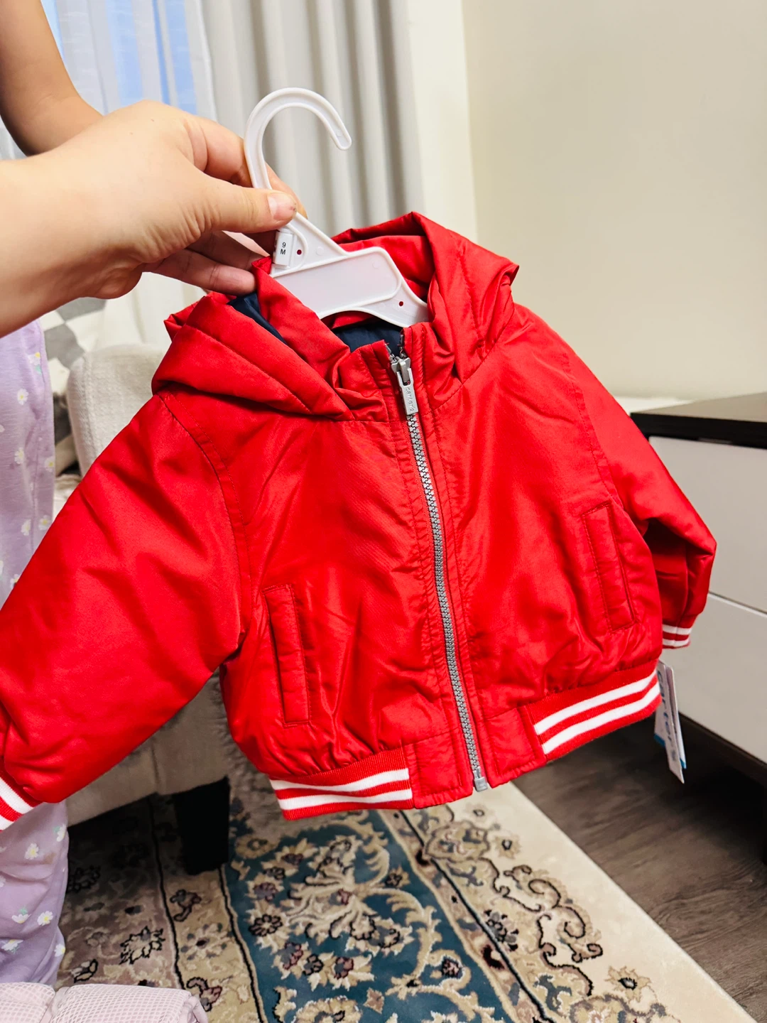 Tommy Hilfiger Red Baby Jacket