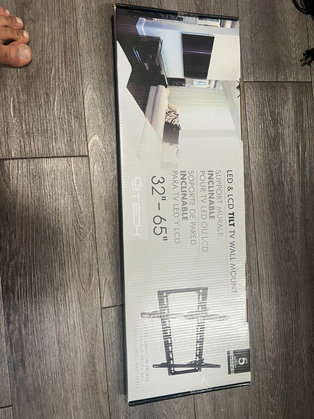 CJ Tech LED/LCD Tilt TV Wall Mount 32"-65"