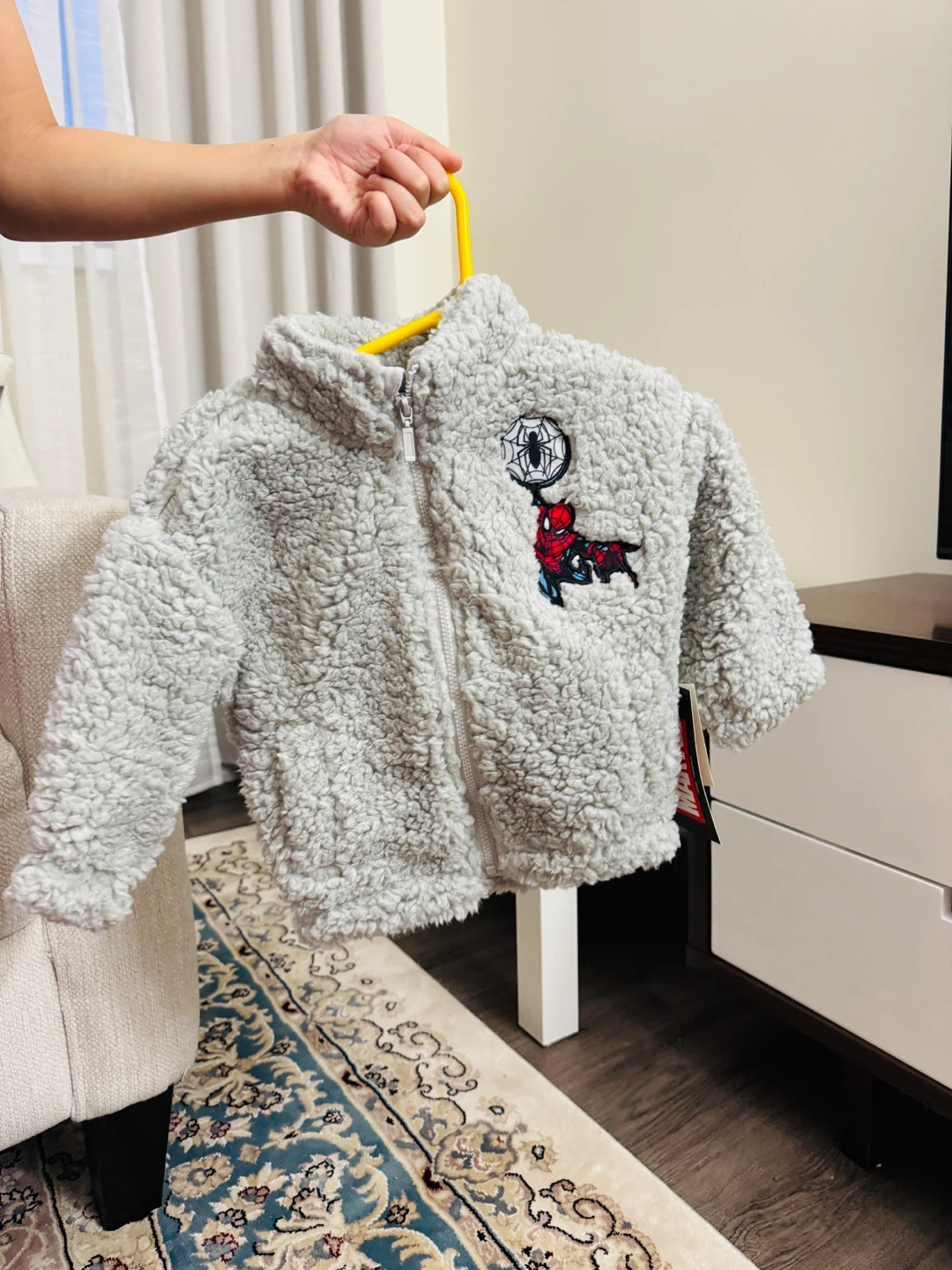 Spiderman Sherpa Jacket - Size 12 Months - photo 2