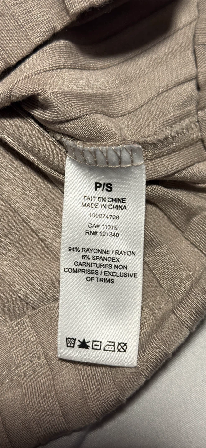 Dynamite Ribbed Top - Size P/S - photo 3