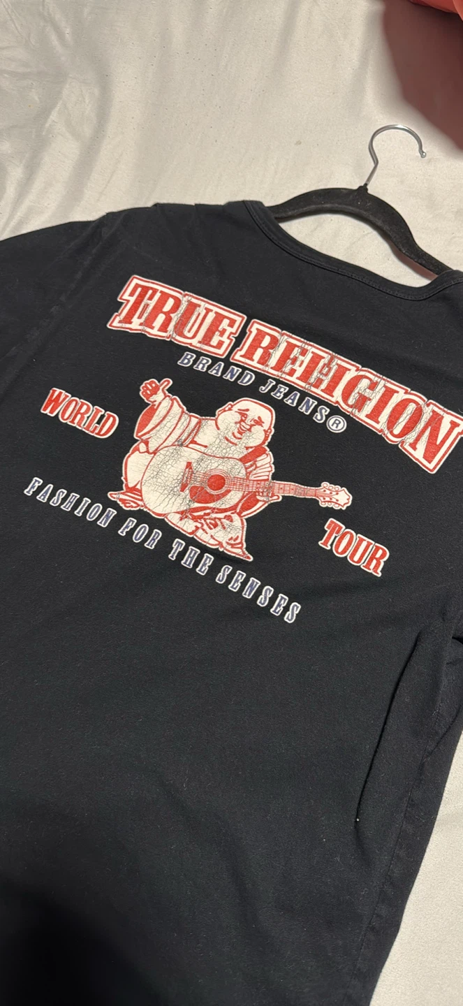 True Religion Black T-Shirt - Size M - photo 5