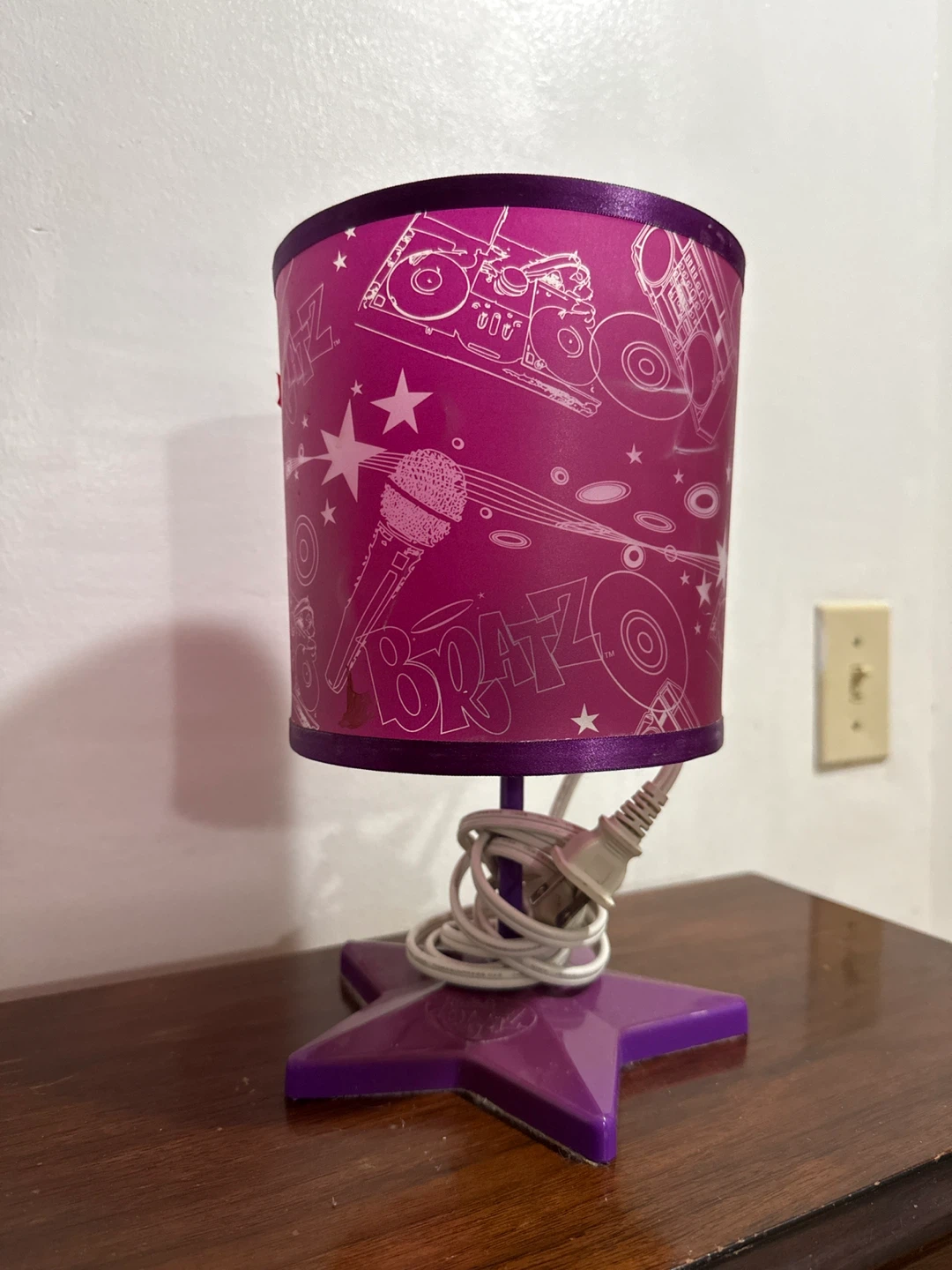 Bratz Purple Star Lamp