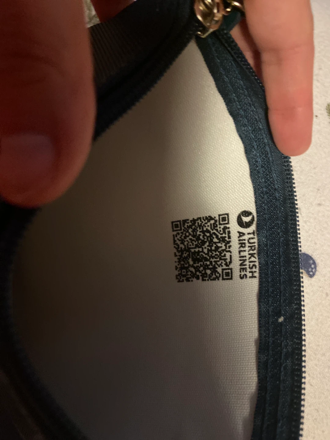 Lacoste Navy Blue Pouch - photo 2