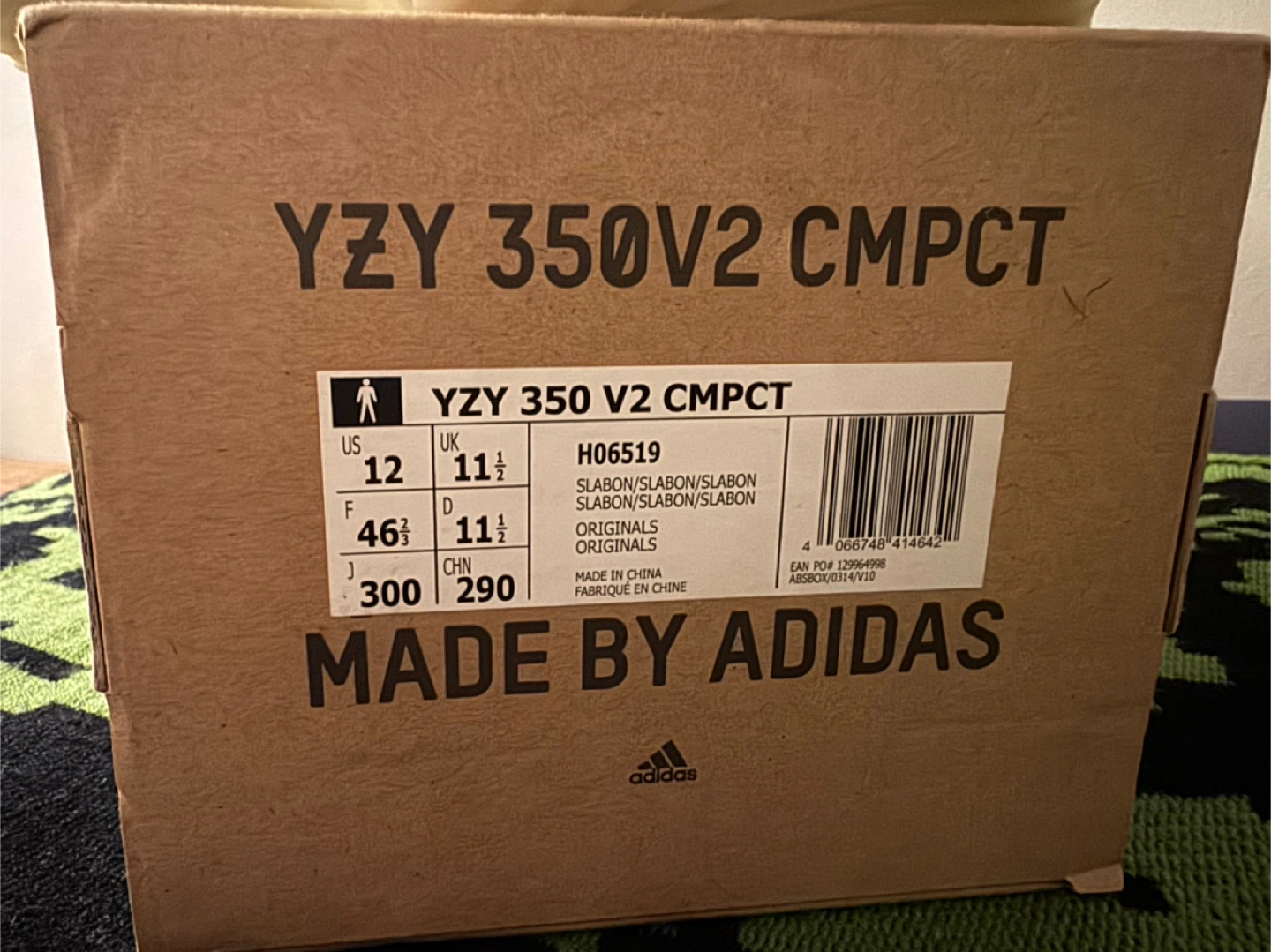 Adidas Yeezy 350 V2 CMPCT Size 12 US - photo 3