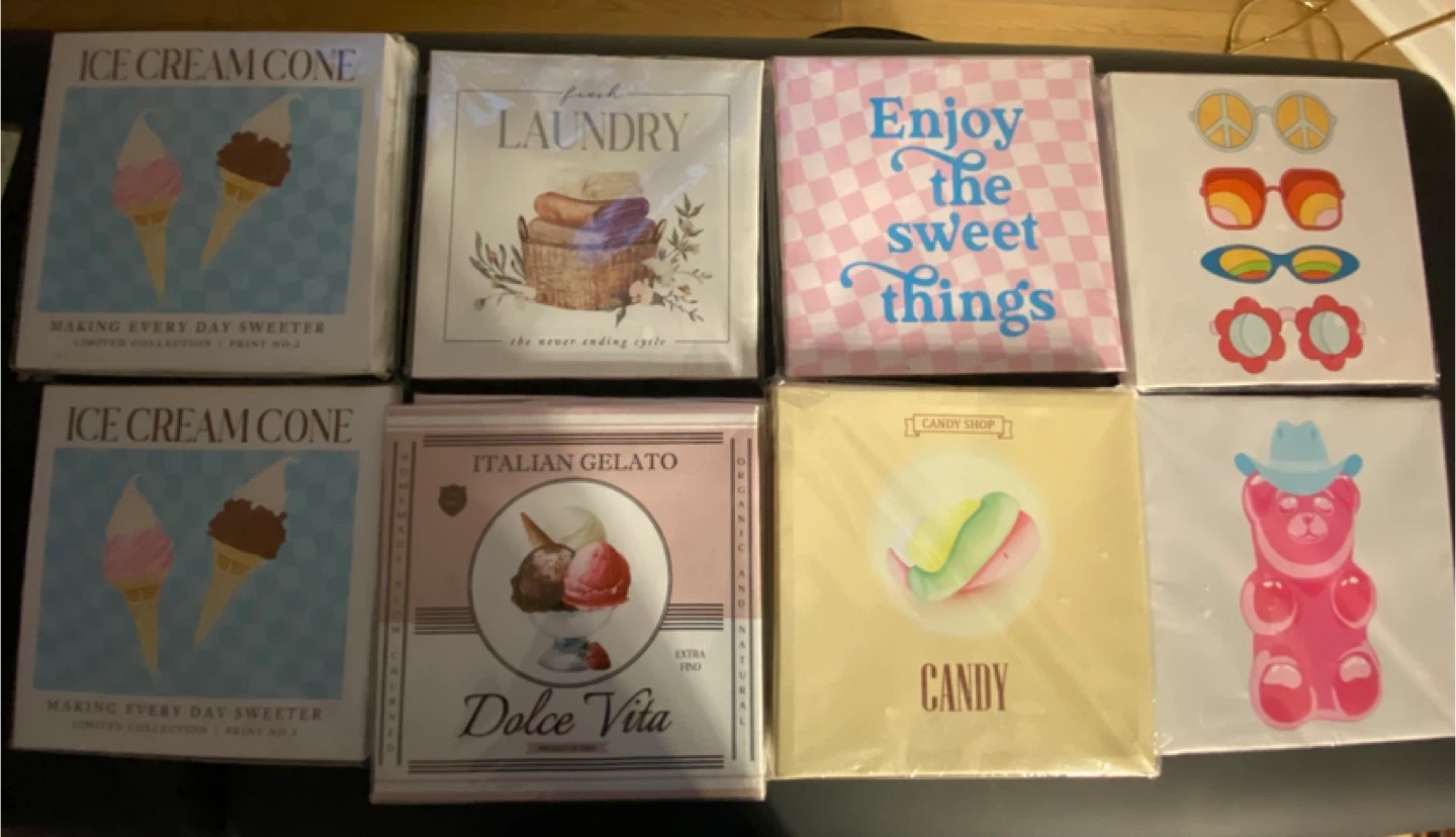 Limited Collection canvas- Ice Cream, Candy, Dolce Vita