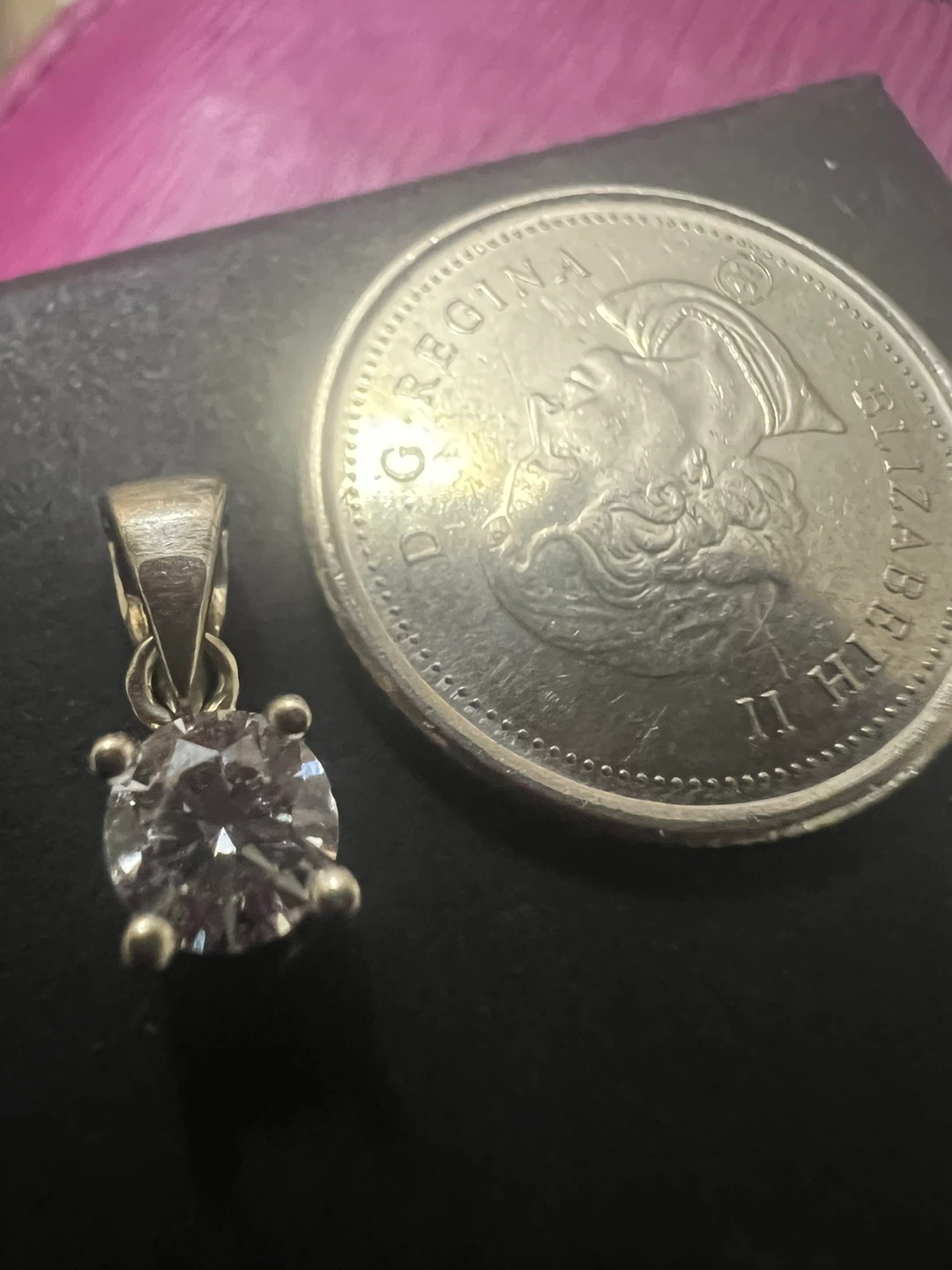 18 k Diamond Pendant 0.35 carat - photo 2
