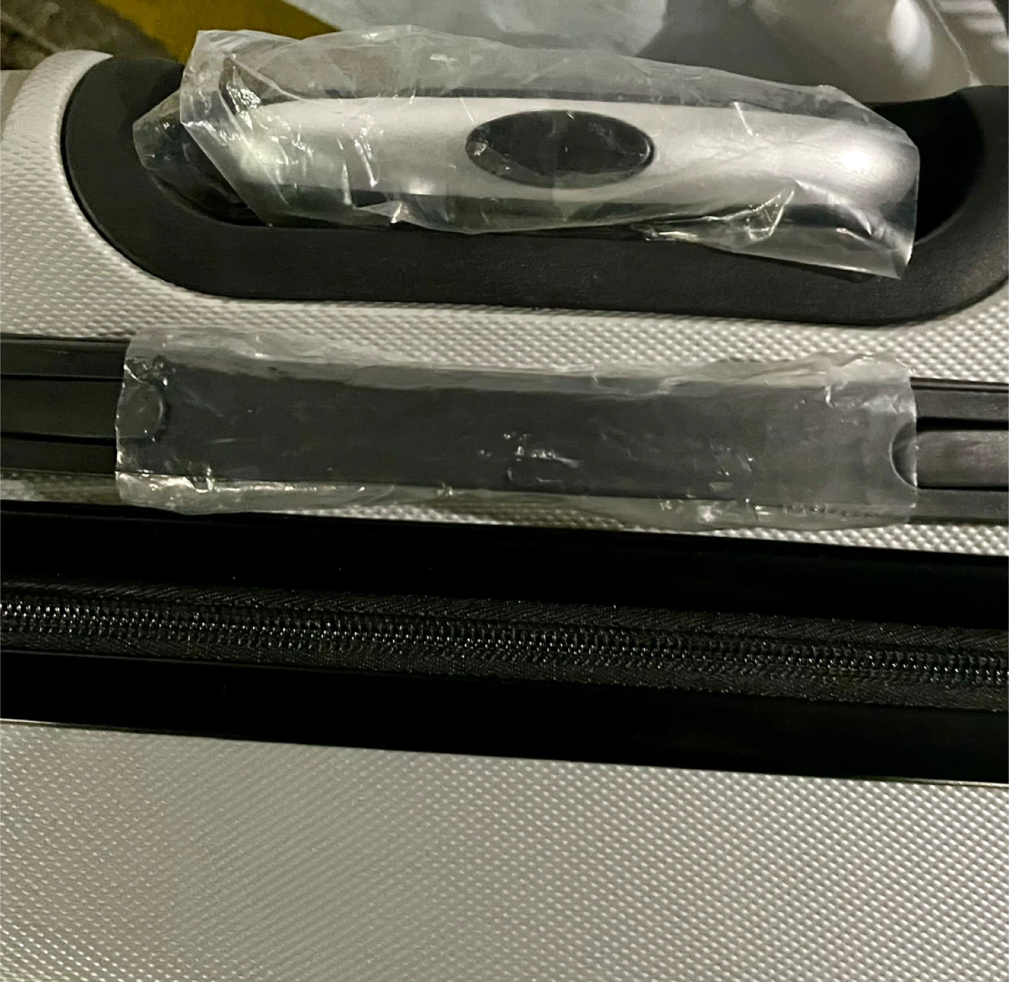 Silver Carry-On Suitcase with Wheels - photo 2