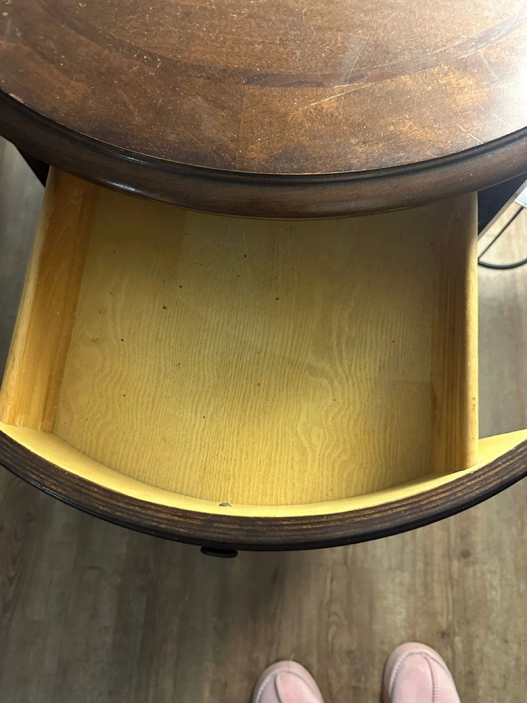 Wood 3-Drawer Bedside Table - photo 3