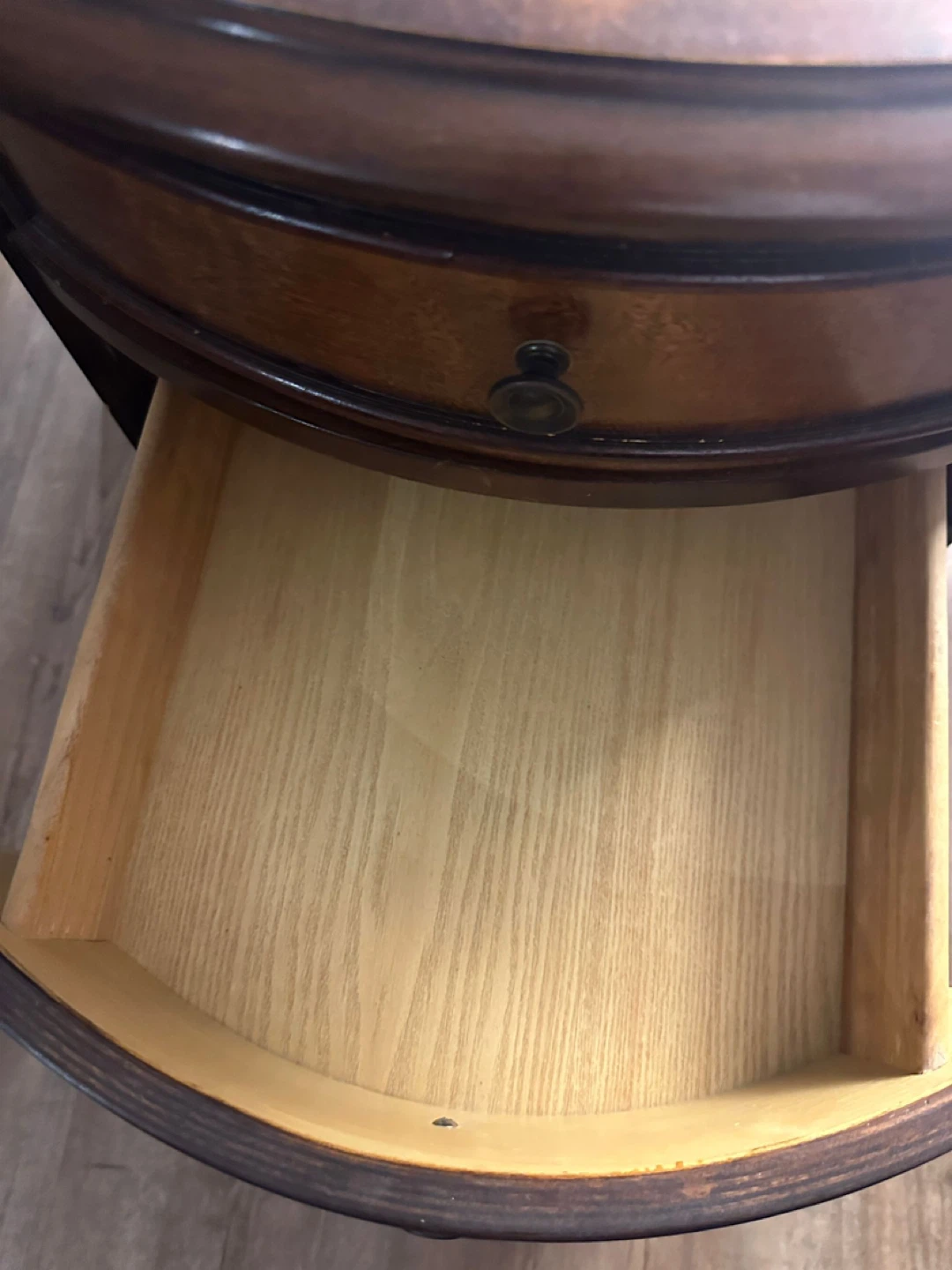 Wood 3-Drawer Bedside Table - photo 4