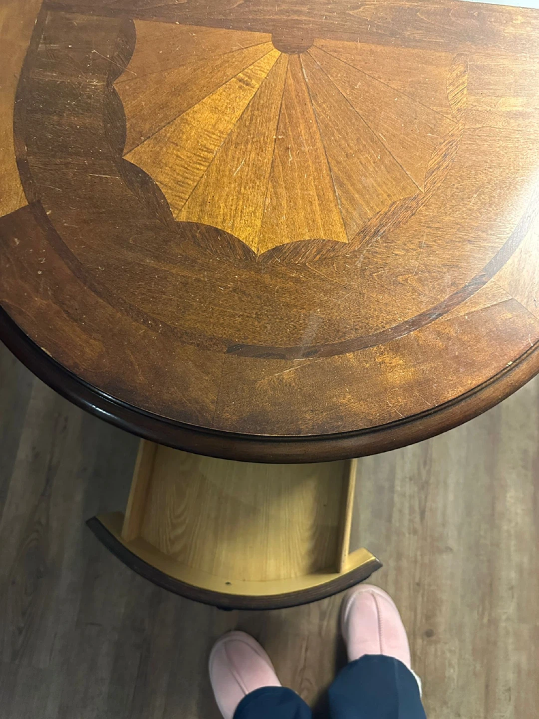 Wood 3-Drawer Bedside Table