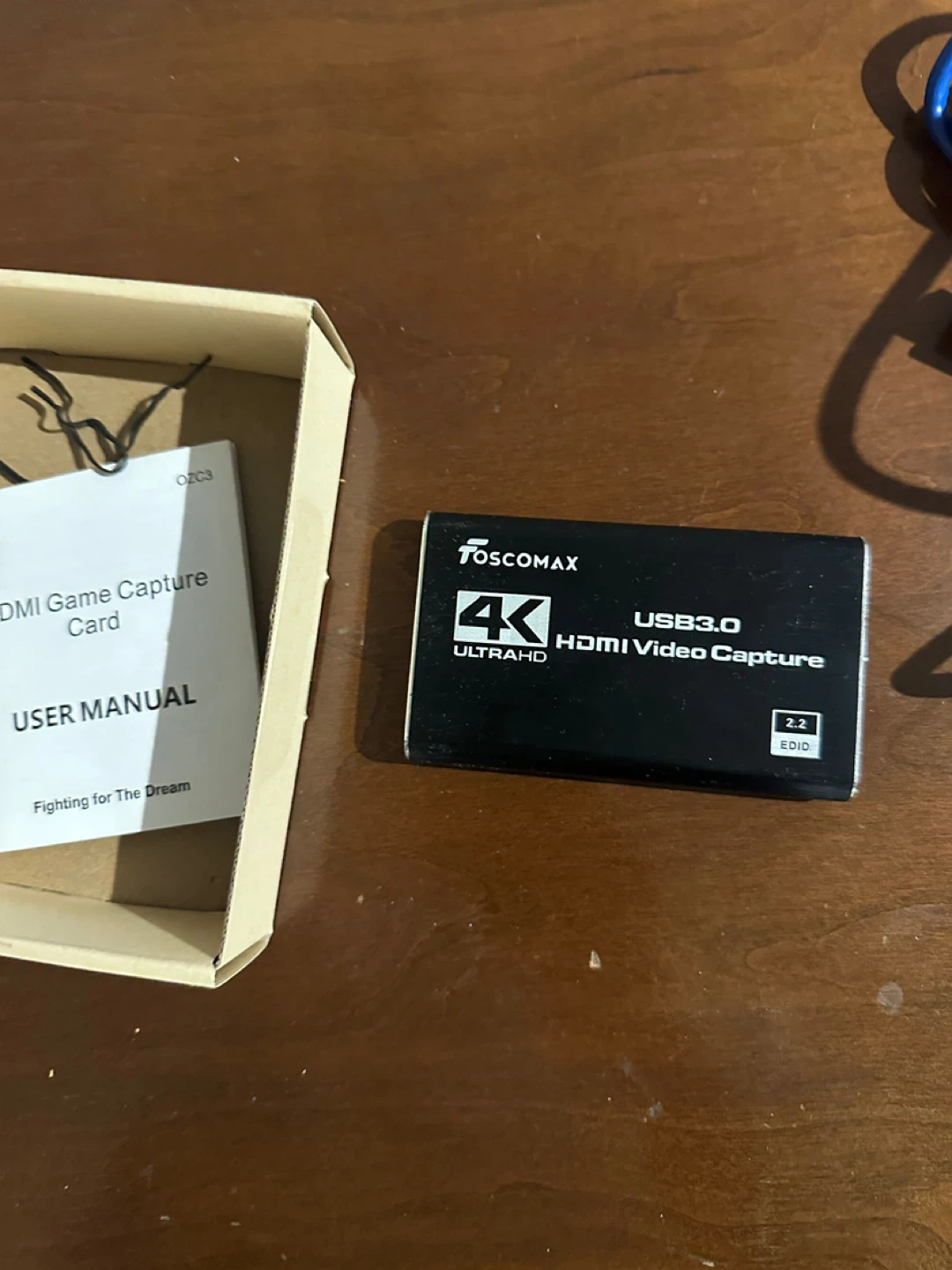Foscomax 4K HDMI Video Capture Card
