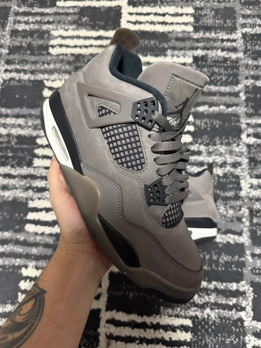 Size 9.5 - Air Jordan 4 Retro Cave Stone