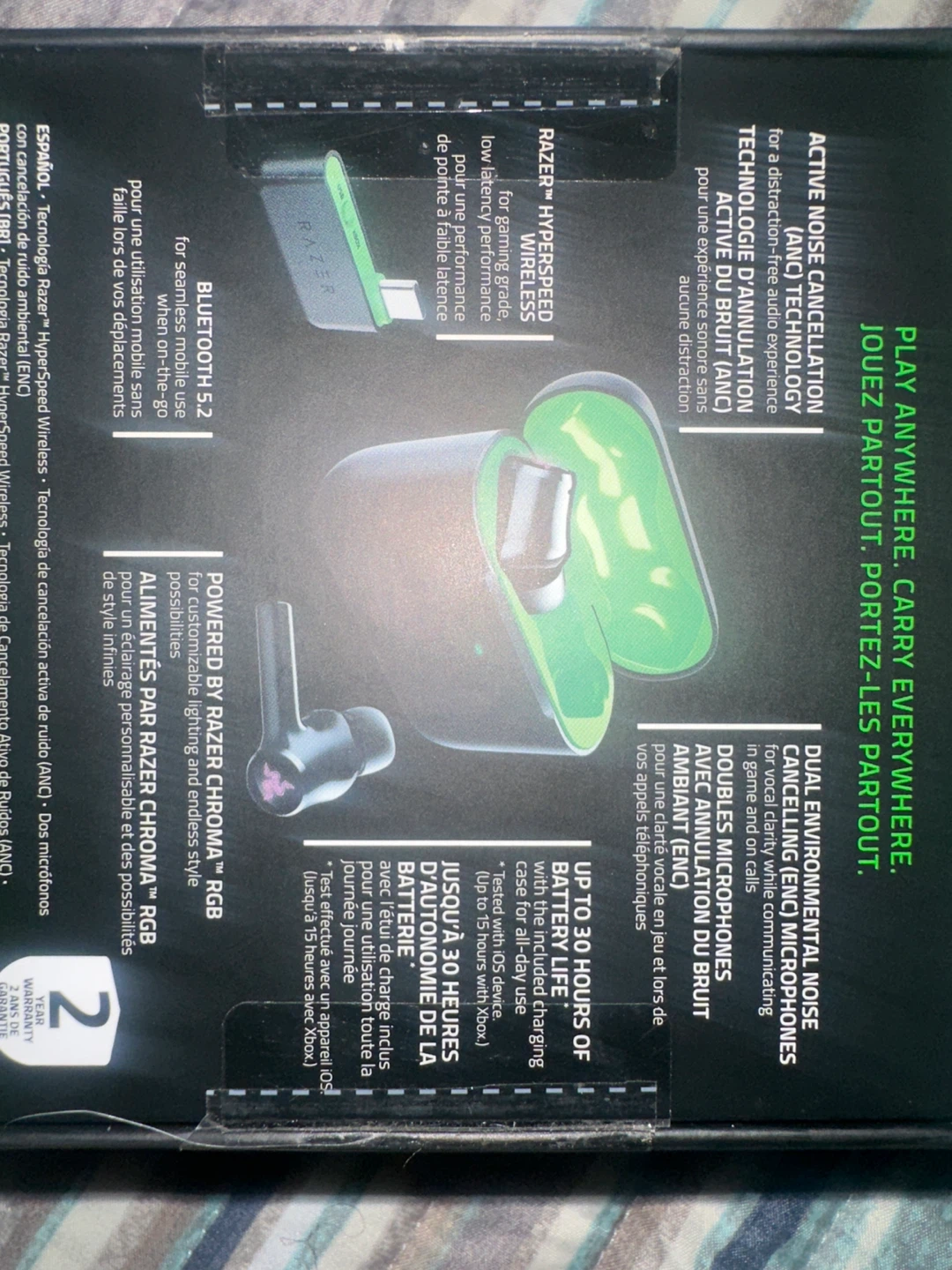 Razer Hammerhead HyperSpeed Wireless Multi-Platform Gaming - photo 2
