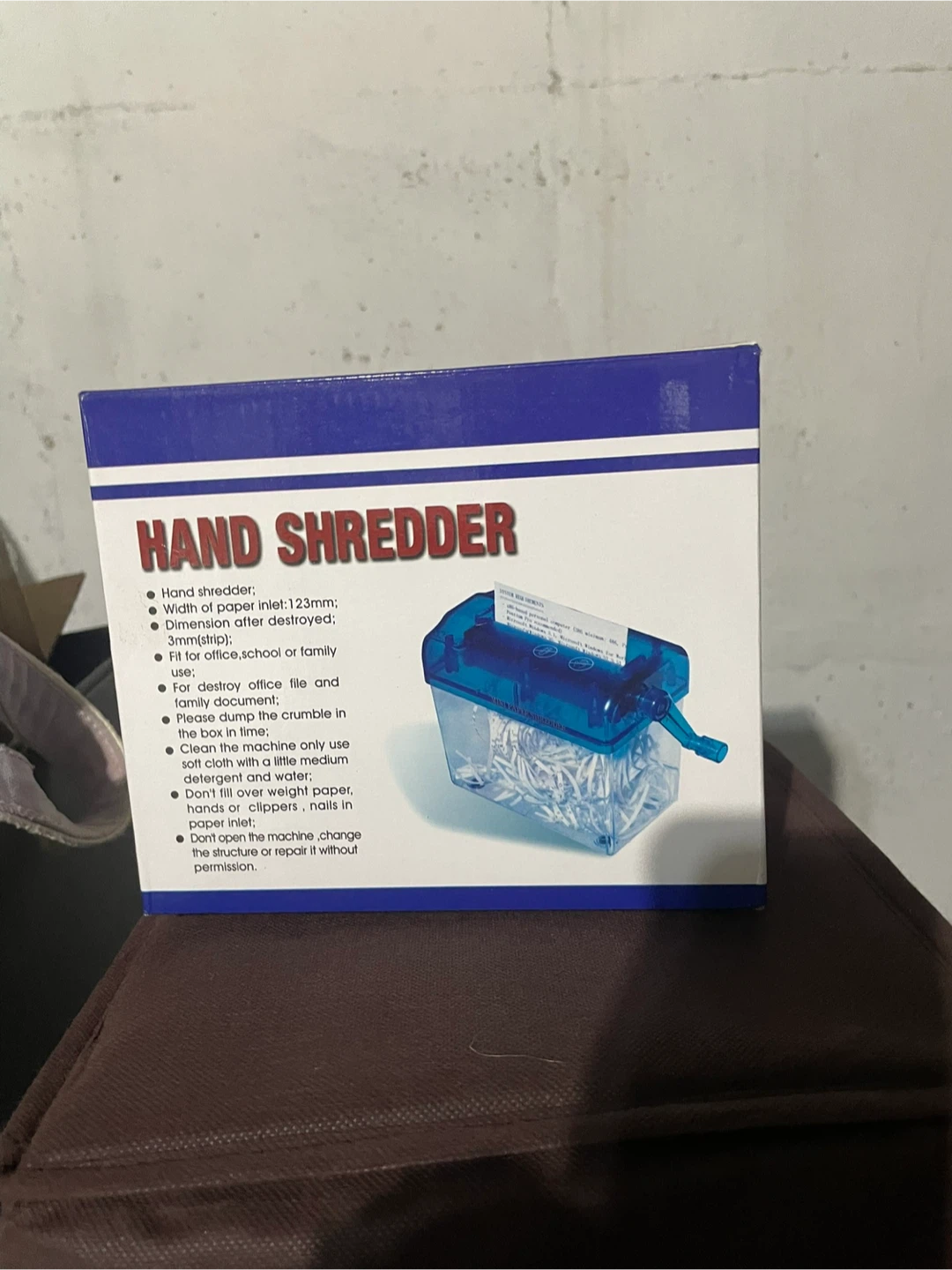 HOME-X Hand Shredder - Mini Paper Shredder - photo 2