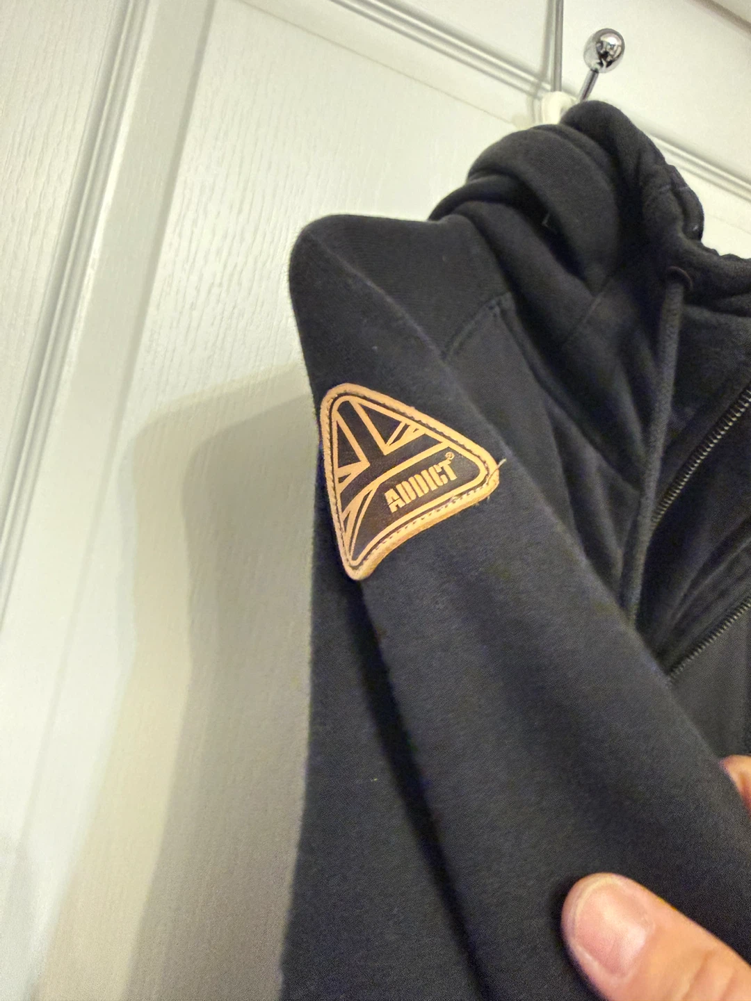 Addict Black Hoodie Size L - photo 3