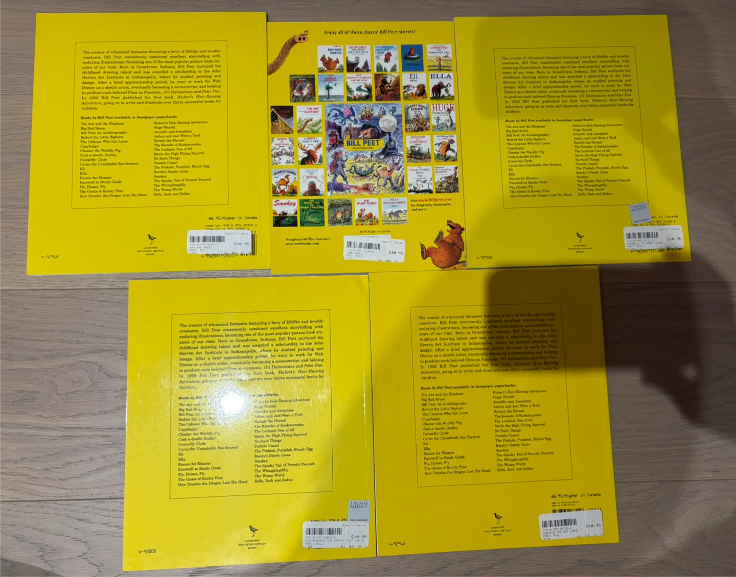 Bill Peet Children's Books - Set of 5 - photo 2