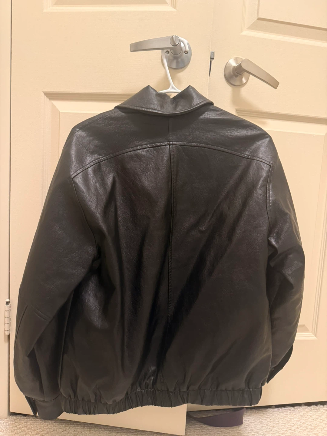 Oak + Fort Black Vegan Leather Jacket - XS - photo 5