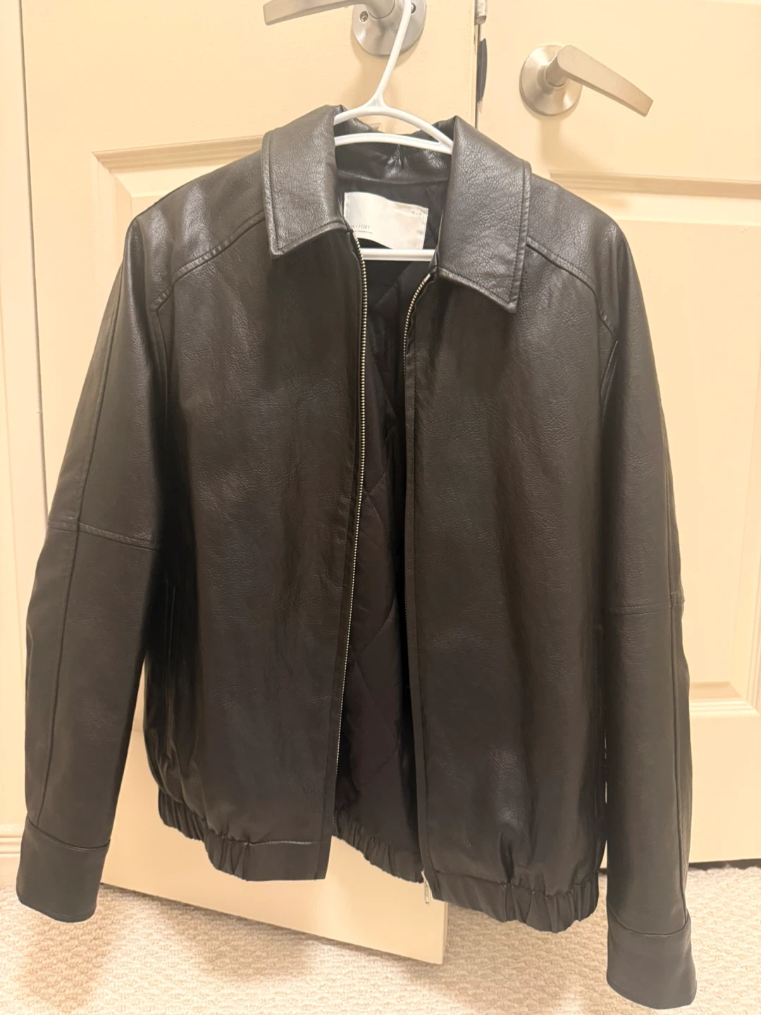 Oak + Fort Black Vegan Leather Jacket - XS - photo 2