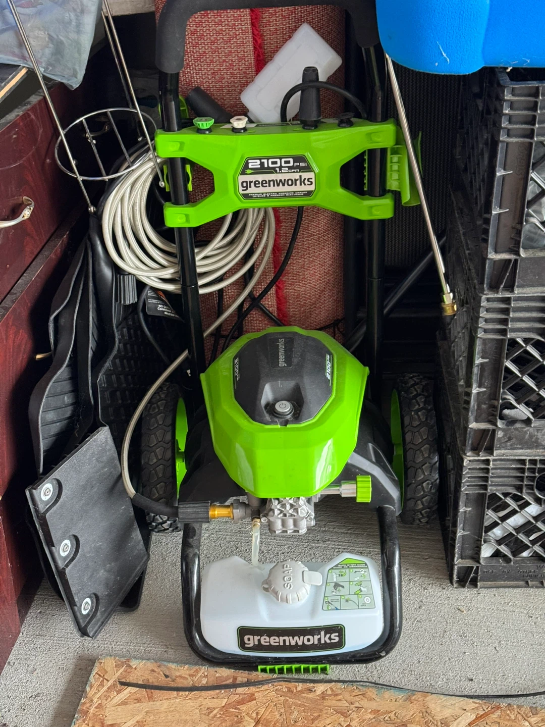 Greenworks 2100 PSI Pressure Washer - photo 2
